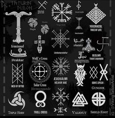 warrior symbol tattoos