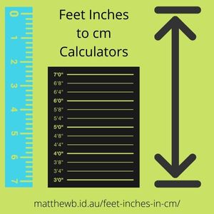 6 feet 9 inches in cm