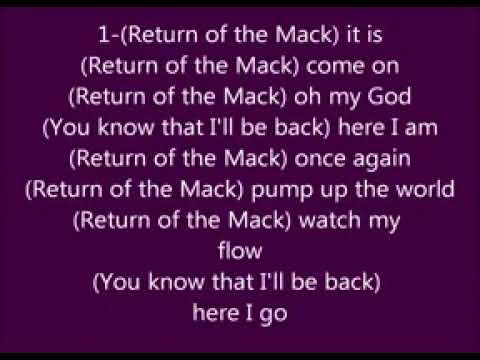 return the mack lyrics