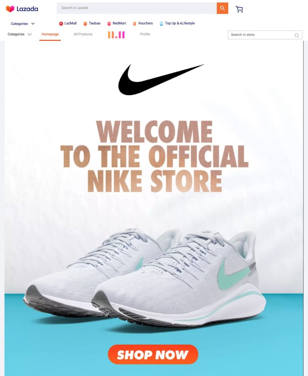 nike official store lazada