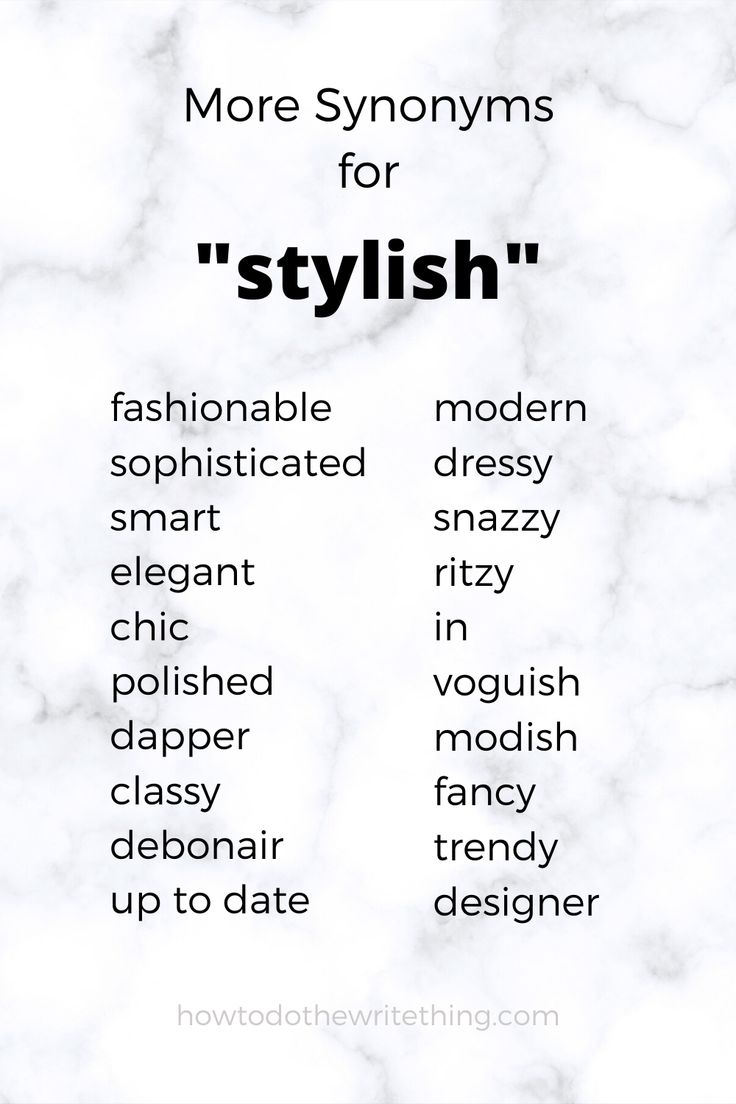 chic synonym