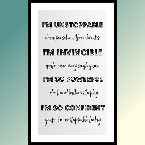 sia unstoppable lyrics