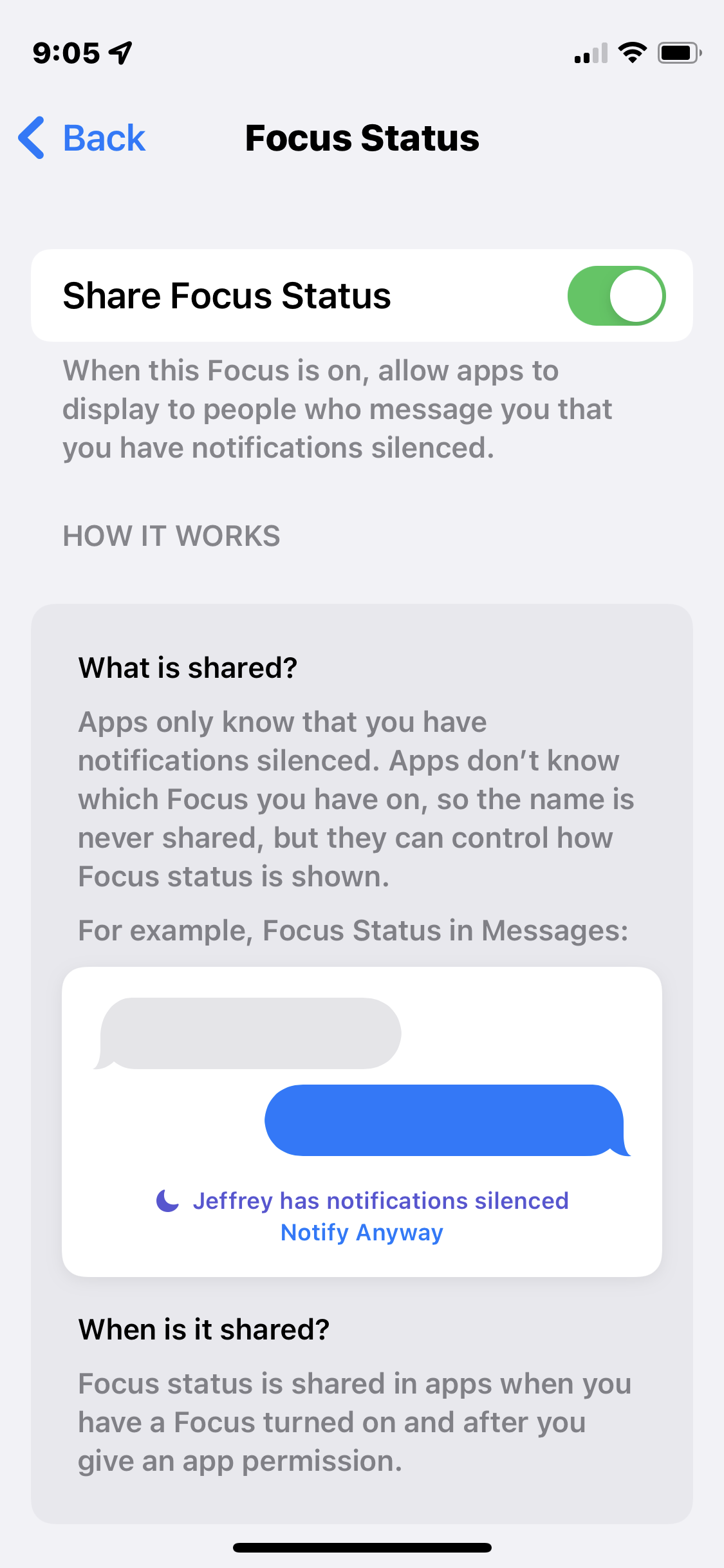 phone saying notifications silenced