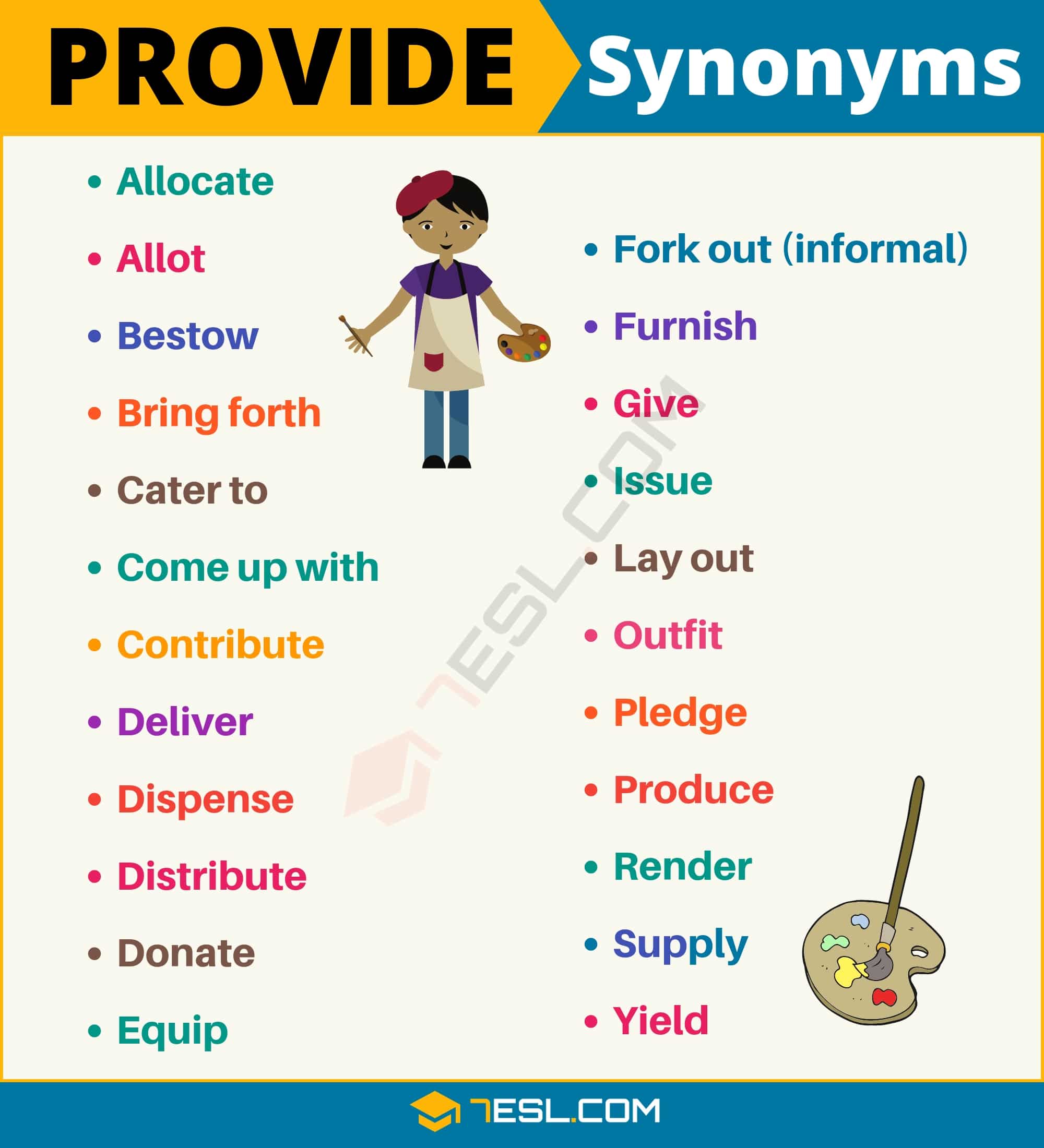 synonyms for provide