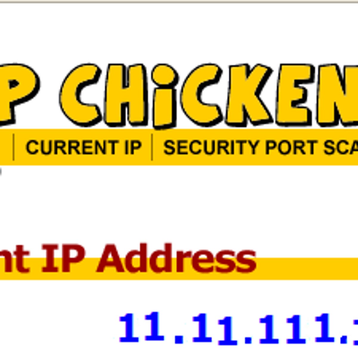 ipchicken ip address