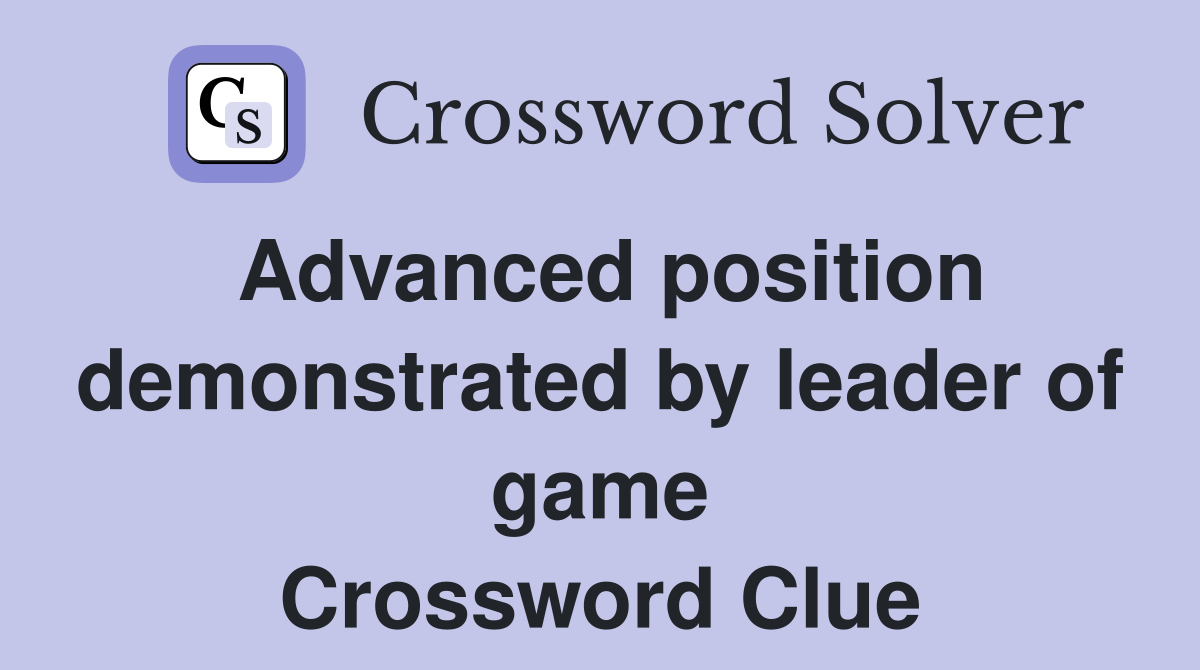 demonstrated crossword clue