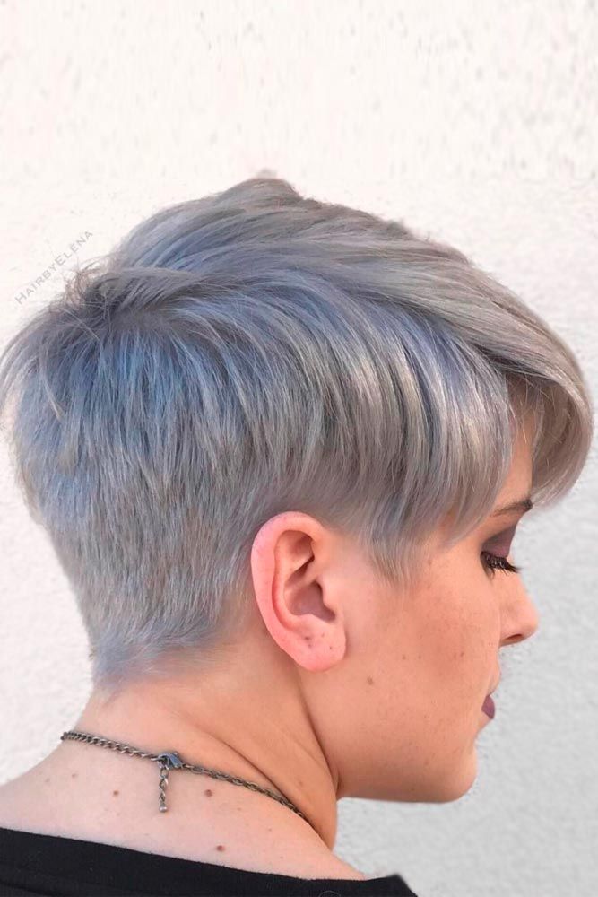 hair styles for short grey hair