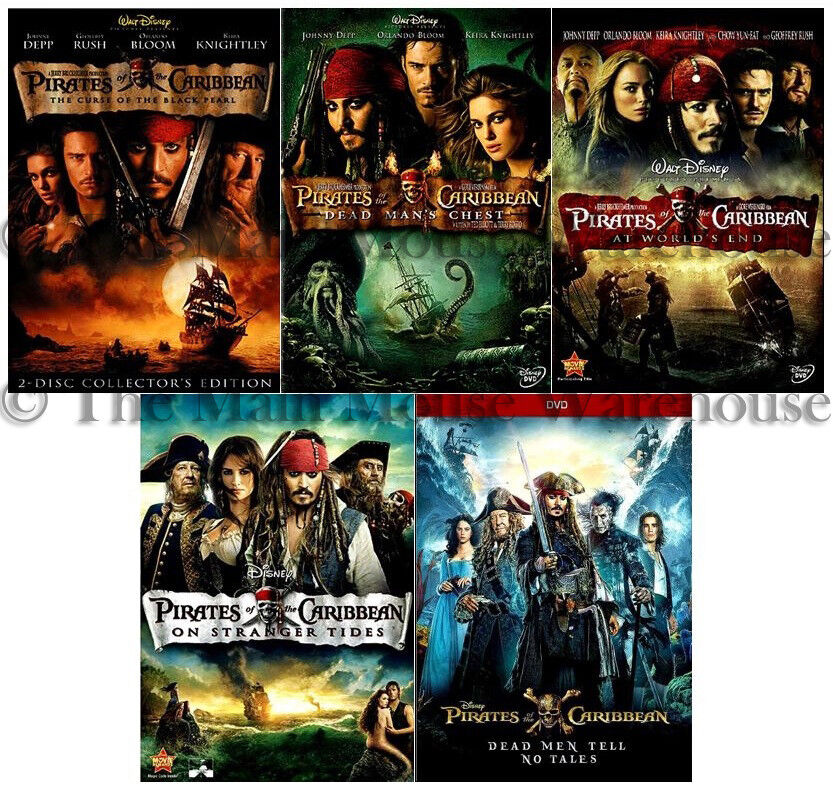 pirates of the caribbean in sequence