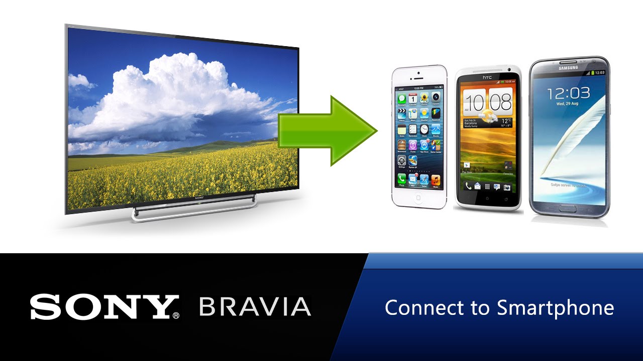 how to connect mobile to sony bravia tv wirelessly