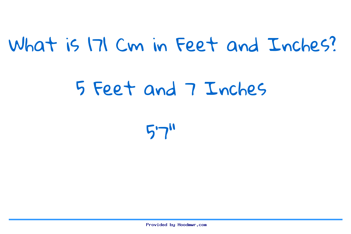 171 cm in inches