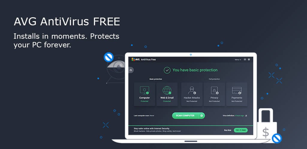 avg antivirus free for android security 2018