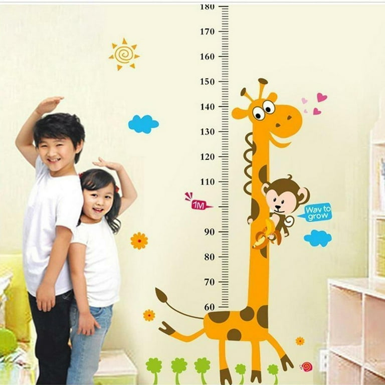 growth chart wall sticker