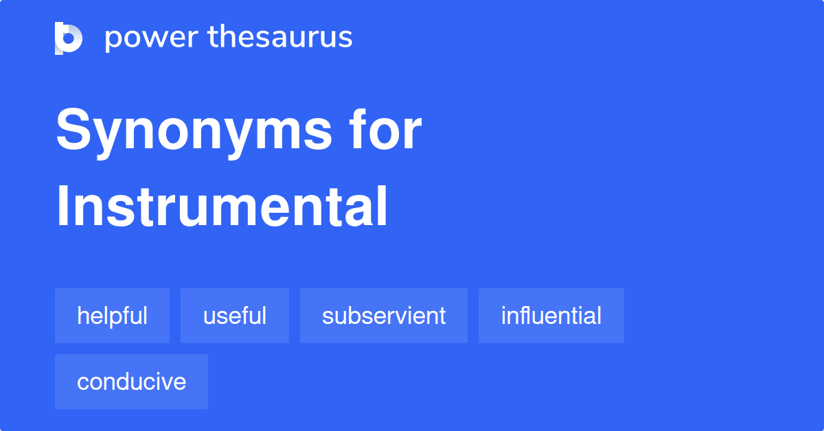 instrumental thesaurus