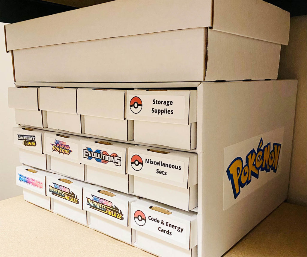 how to organize pokemon cards