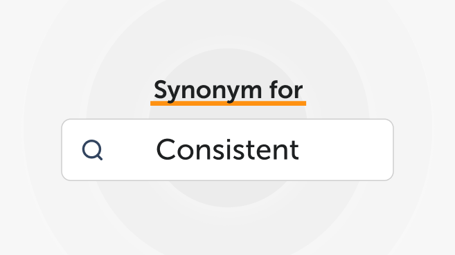 synonym for consistent