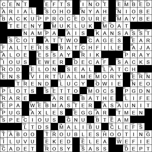 crossword clue run aground