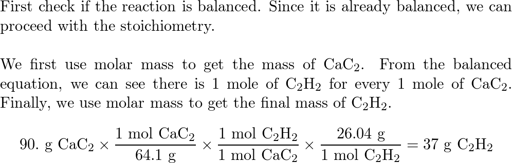 molar mass of c2h2