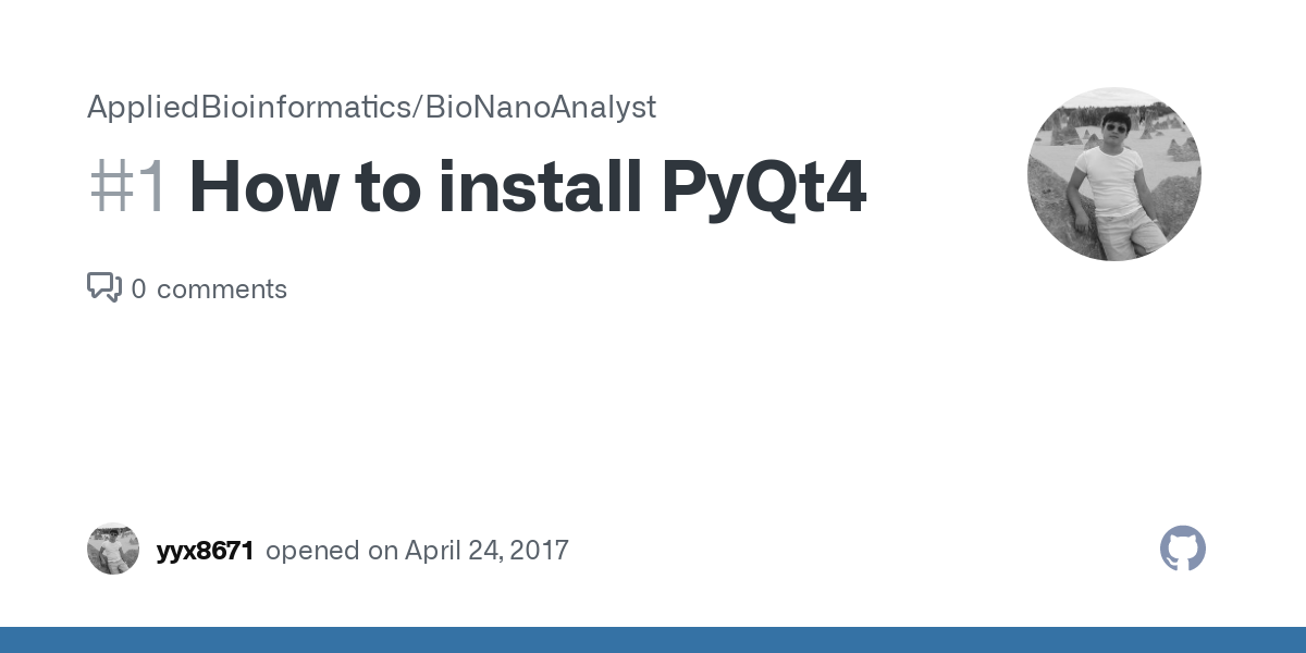 how to install pyqt4
