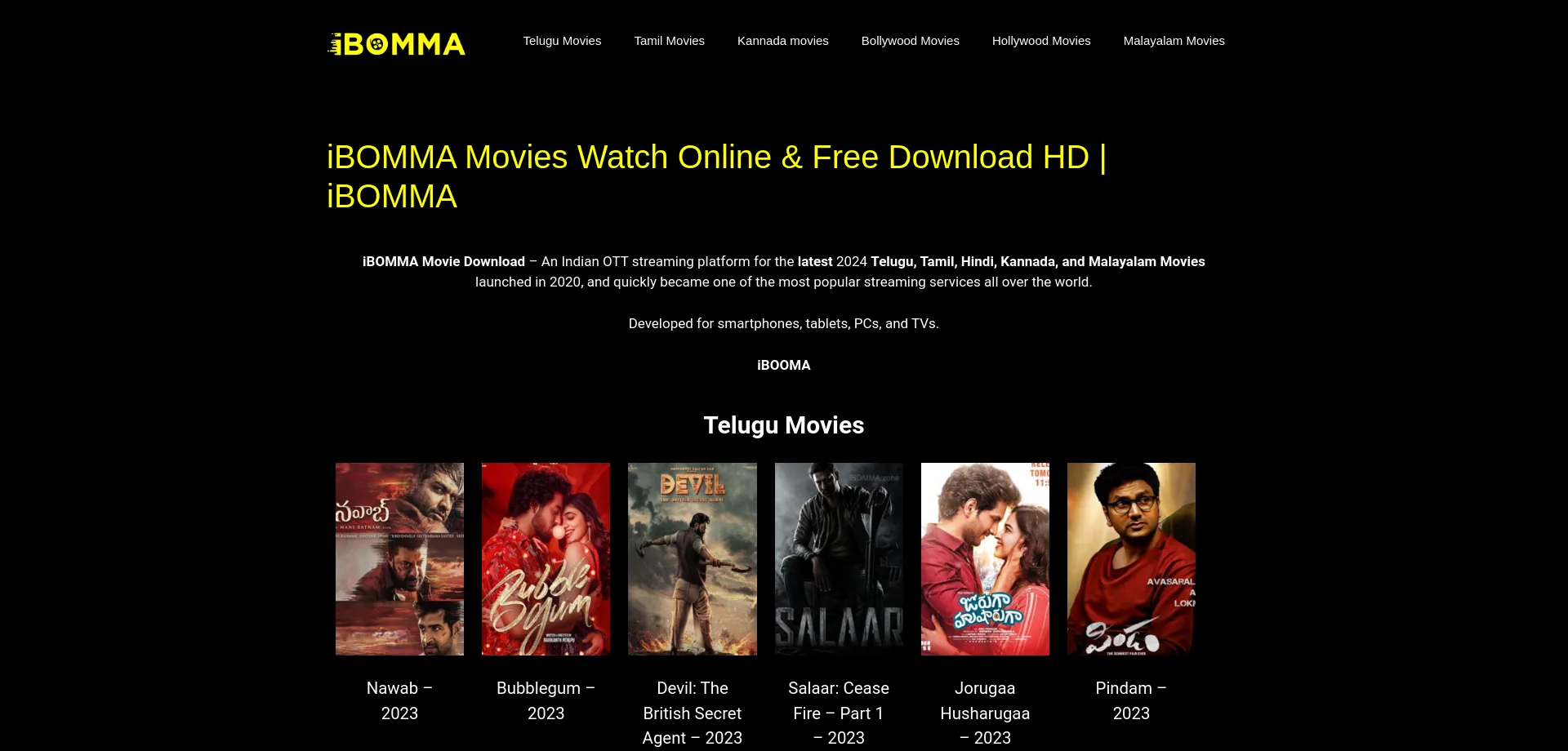 ibomma one telugu movie download