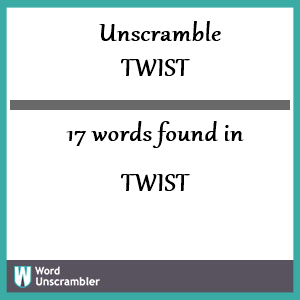 text twist word unscrambler