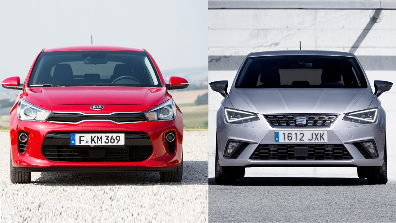 kia rio vs seat ibiza 2018