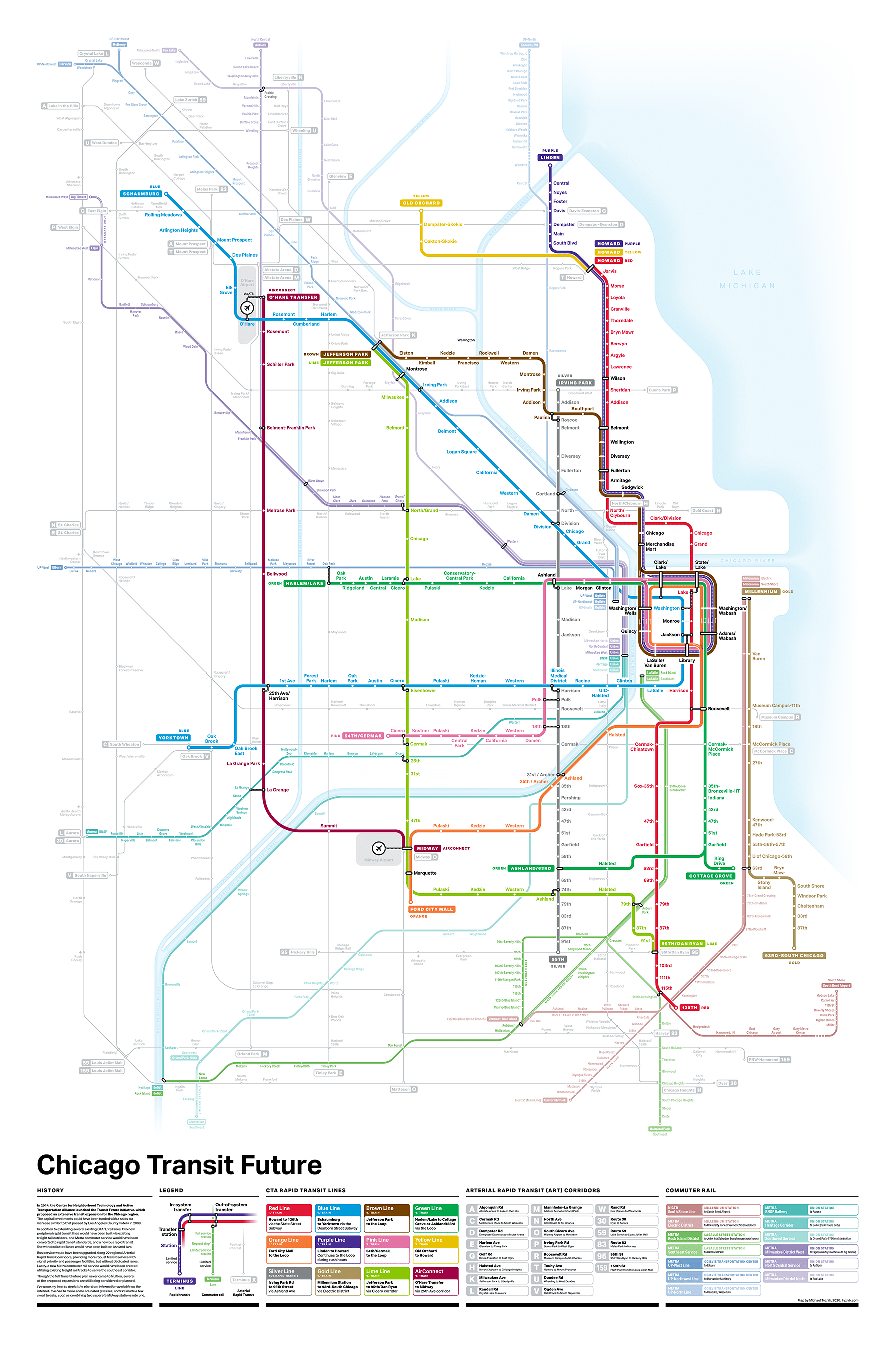 chicago transit map