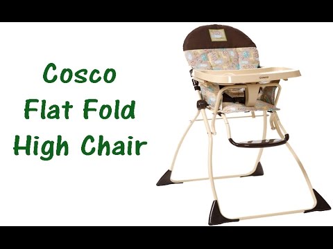 cosco high chair how to fold