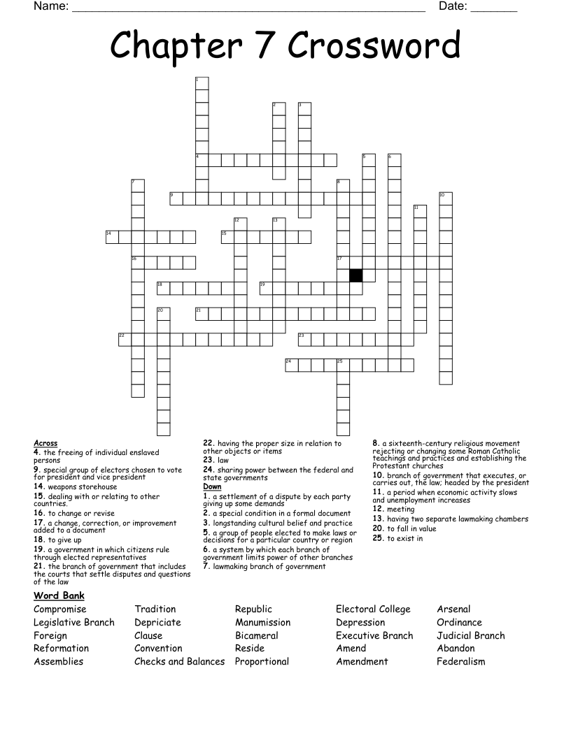 correct and revise a text crossword clue