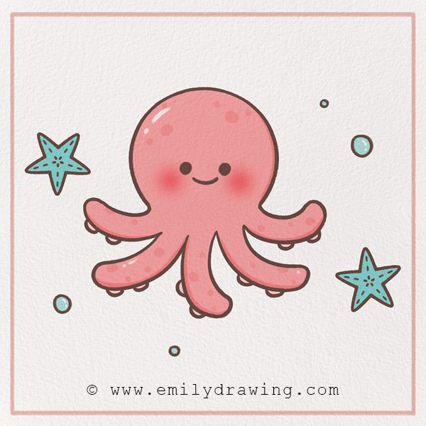 octopus pictures to draw