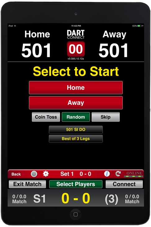 dart connect live scores