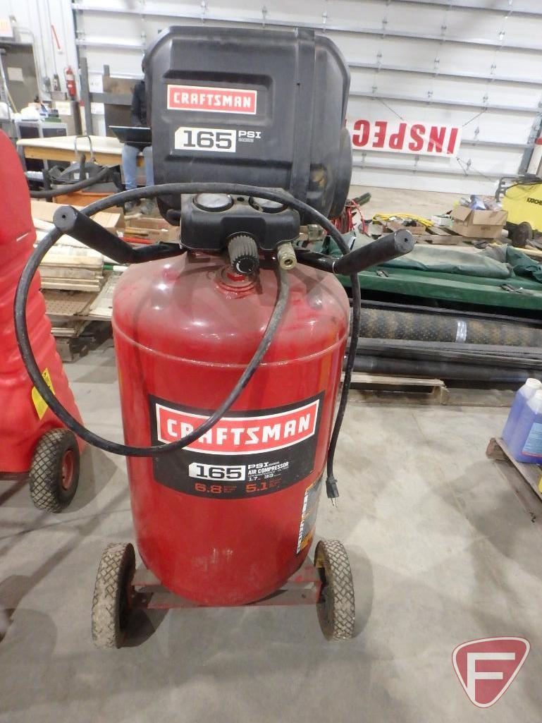 craftsman air compressor 33 gallon