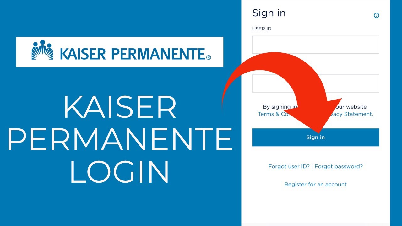 kaiser permanente login