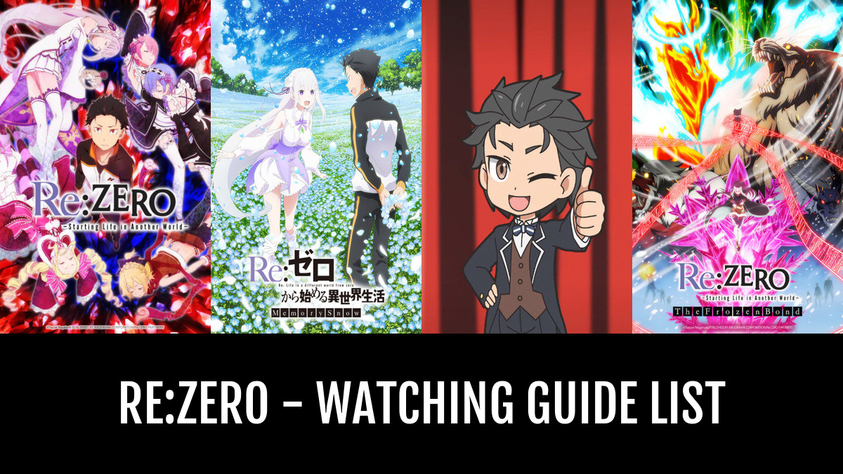 rezero watch order