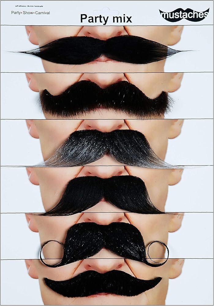 fake mustache shop near me