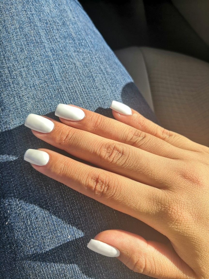 diseños de gelish blanco