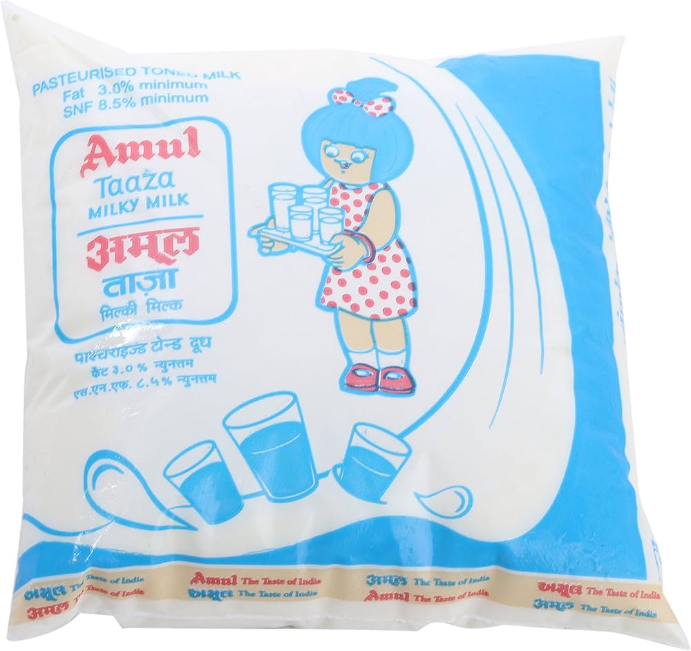 amul liquid milk price
