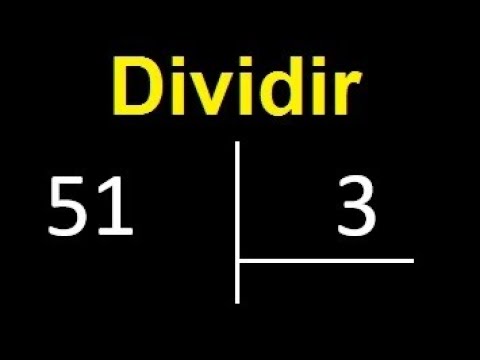 51 divided by 3