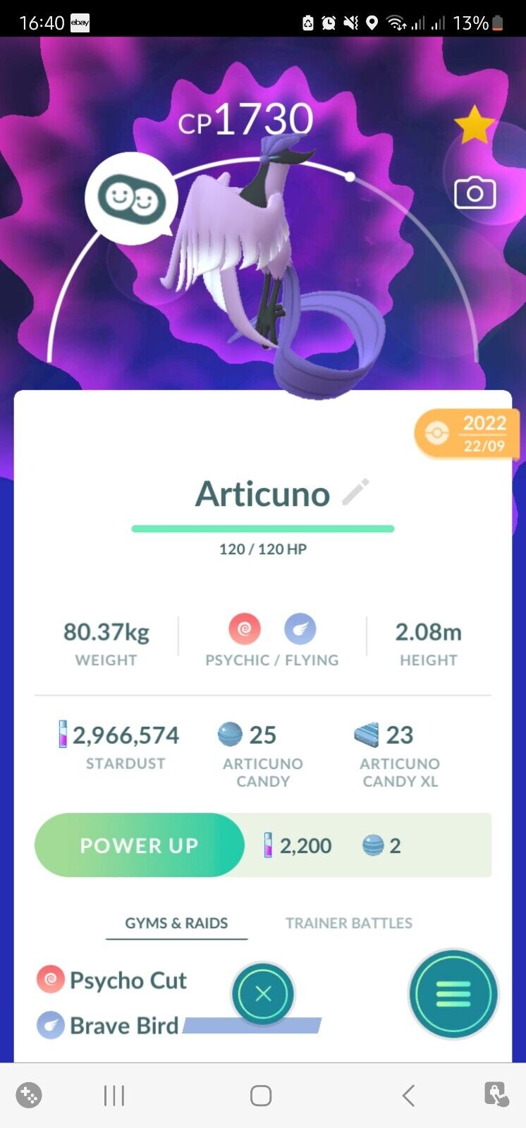 galarian articuno pokemon go