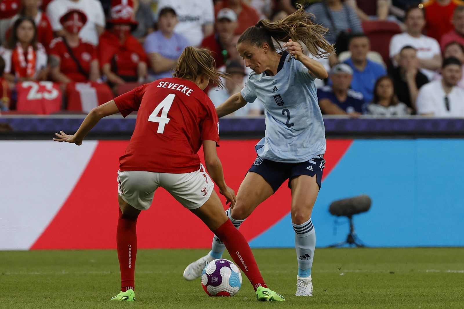 dinamarca vs españa femenil