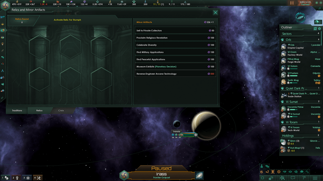 stellaris relics id