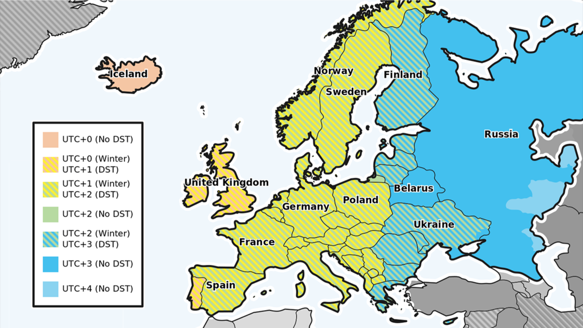 is there a time difference in iceland