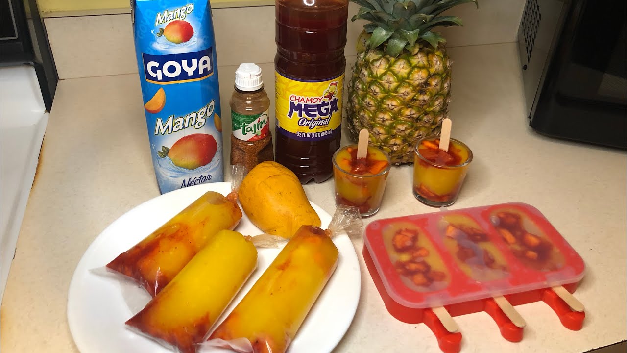 bolis de piña con chamoy