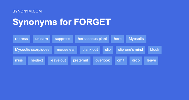 remember synonym