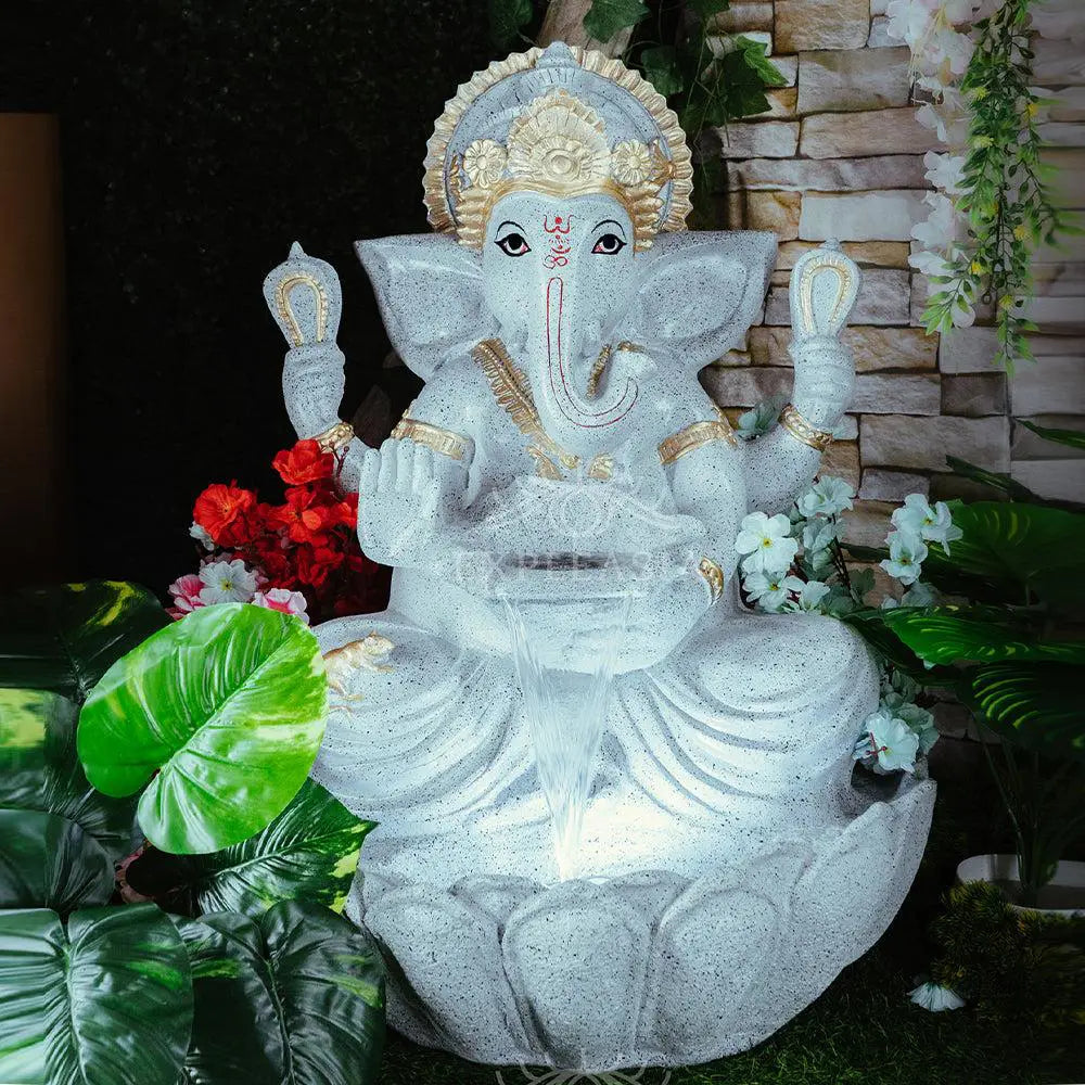 ganesha water fountain indoor