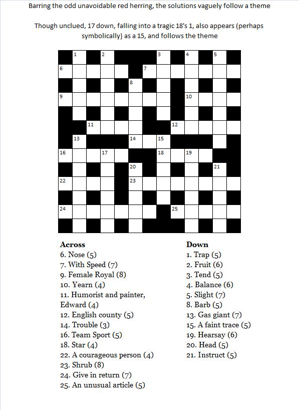 easy quick crosswords