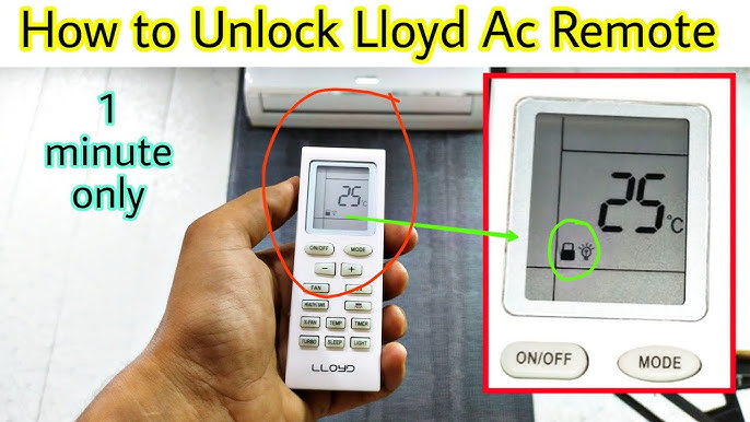 lloyd ac remote lock