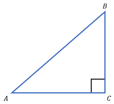 a right triangle abc
