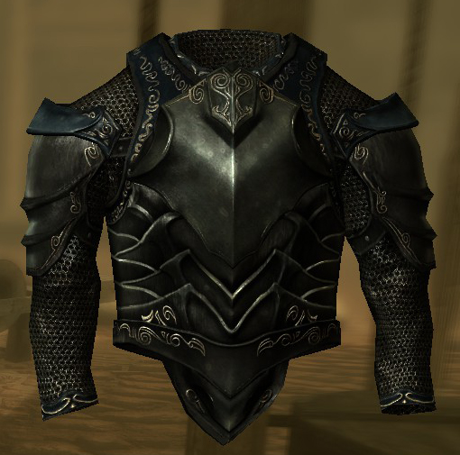 skyrim ebony chainmail