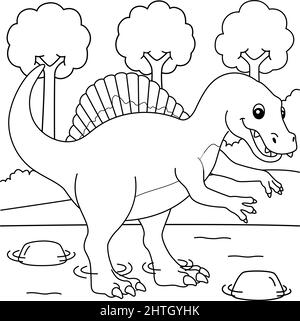 spinosaurus coloring pages