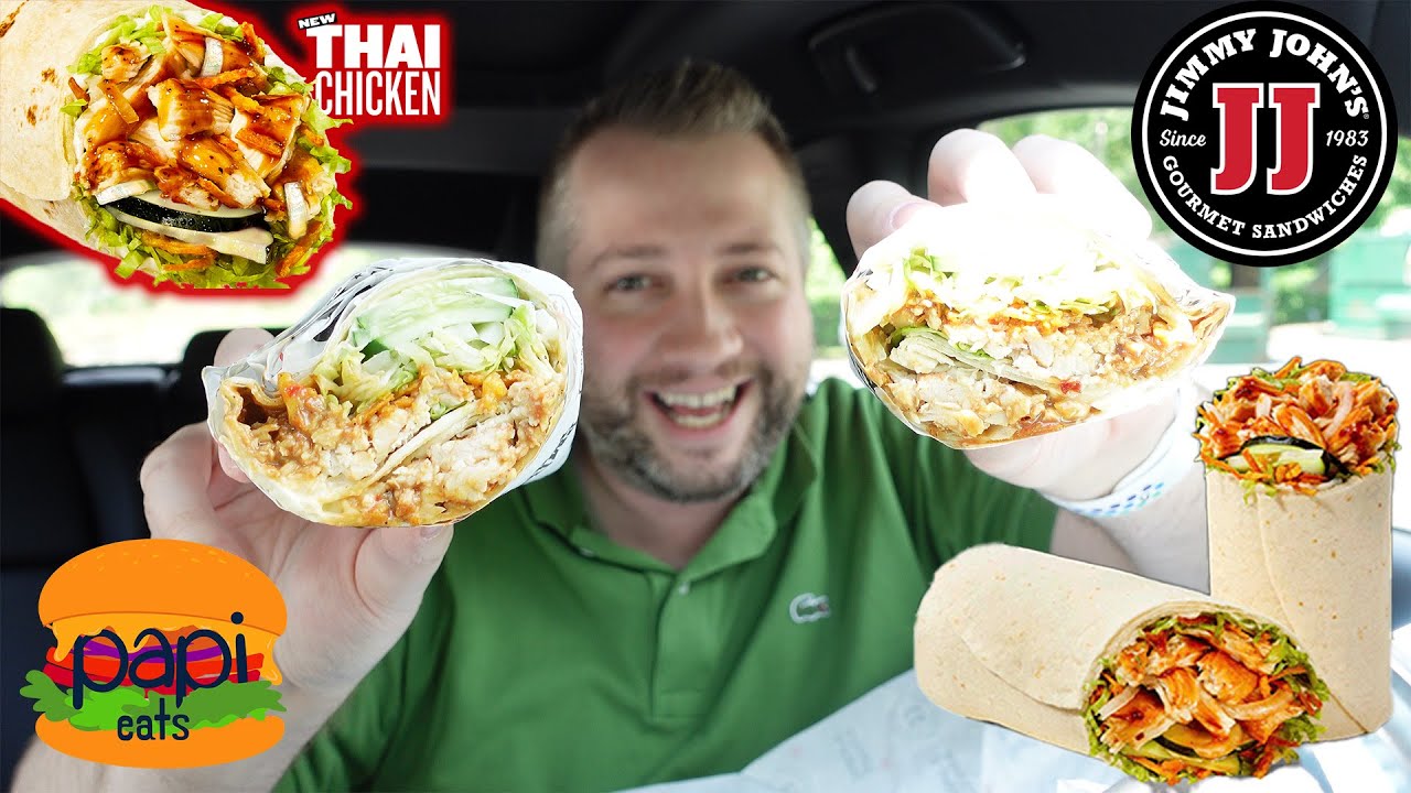 jimmy johns thai chicken wrap